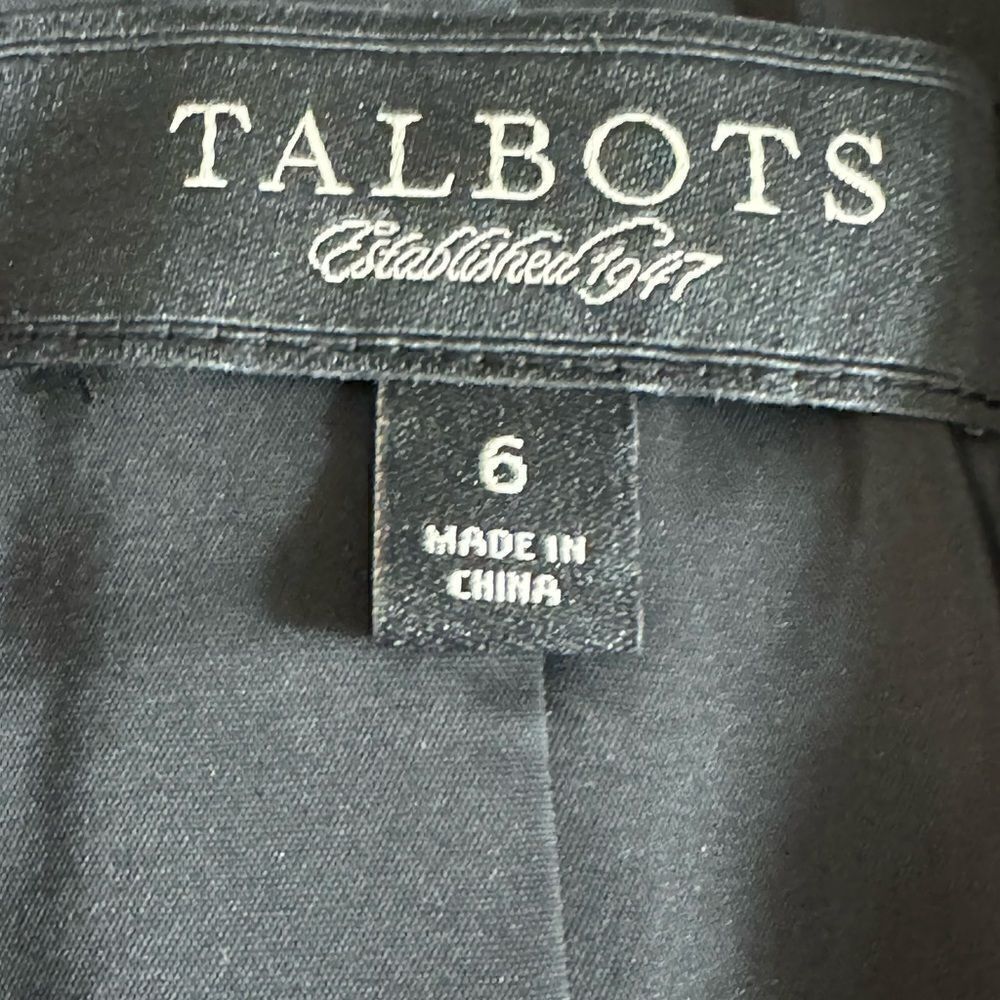 Talbots Blazer Womens Sz 6 Wool silk Blend Black Speckled Donegal‎ jacket Preppy - Picture 6 of 11